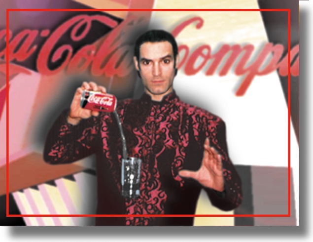 Coca Cola Clean Comedy Magician Corporate Comedy Magician For Private Events and Trade Shows in Las Vegas