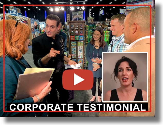 Squire Boone Testimonial Clean Comedy Magician Corporate Comedy Magician For Company Parties and Trade Shows in Las Vegas